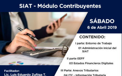 Curso SISTEMA INTEGRADO DE LA ADMINISTRACIÓN TRIBUTARIA (SIAT)