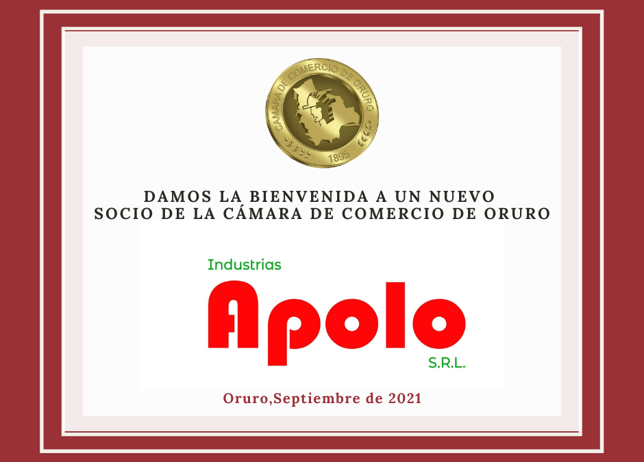 Nuevo socio: Industrias Apolo S.R.L.