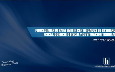 Guía para obtener la certificación de situación tributaria