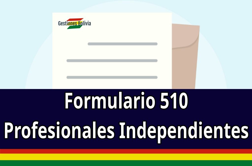 Guía para llenar el Formulario 510 de Profesionales Independientes