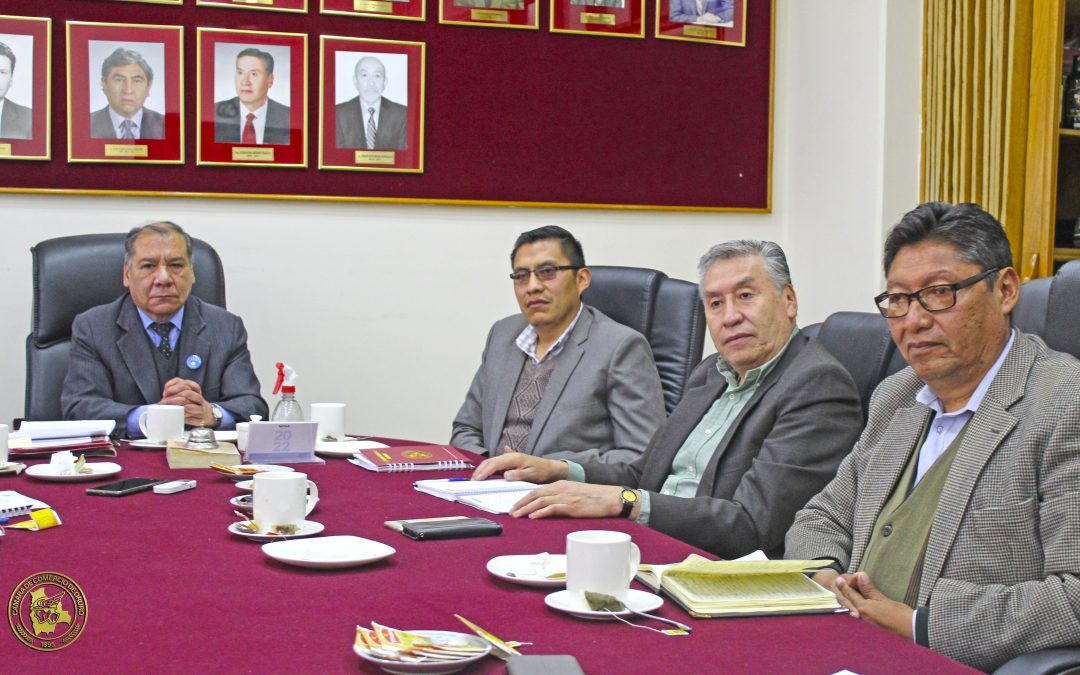 Reunión informativa «Proyectos de Desarrollo para el Departamento de Oruro»