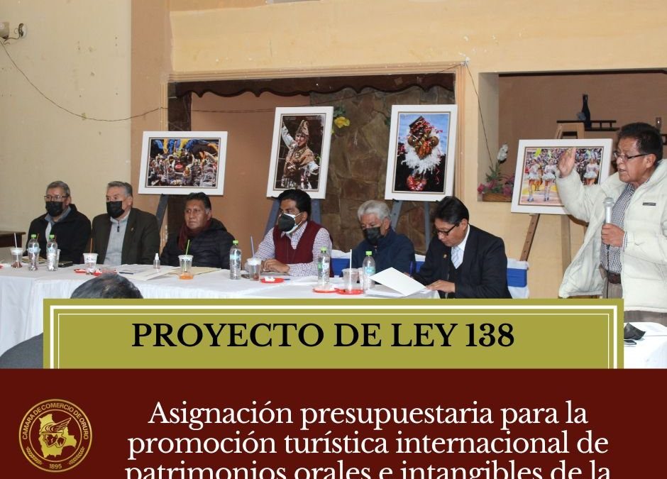 PARTICIPACIÓN DE LA CCO EN LA A EXPOSICIÓN DEL PROYECTO DE LEY 138 DE ASIGNACIÓN PRESUPUESTARIA