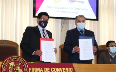 La Cámara de Comercio de Oruro y el Instituto Técnico de Educación Superior «Novell» lanzan la primera Plataforma Virtual de Capacitación en nuestro Departamento