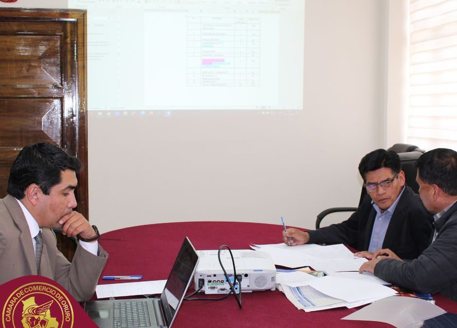 Reunión de Coordinación para la mejora del proyecto para la apertura del Instituto Técnico de la Cámara de Comercio – Oruro