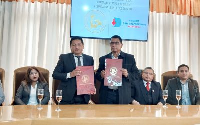 Firma de Convenio entre la Cámara de Comercio de Oruro y la Clínica San Juan de Dios Servimed