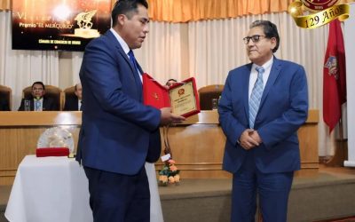 Cámara de Comercio de Oruro conmemora su 129º aniversario con entrega del premio ‘El Mercurio’ en su VI Versión