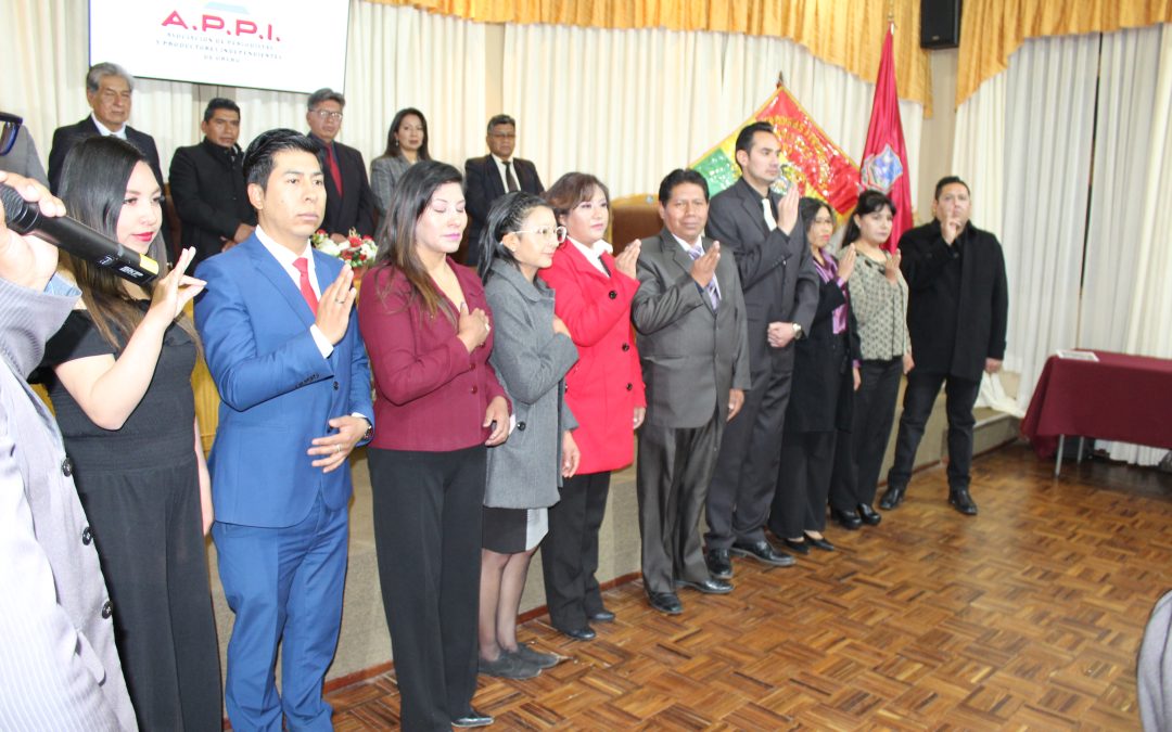 CÁMARA DE COMERCIO DE ORURO PARTICIPO EN LA POSESIÓN DEL NUEVO DIRECTORIO DE LA APPI EN EL MARCO DE SU XI ANIVERSARIO